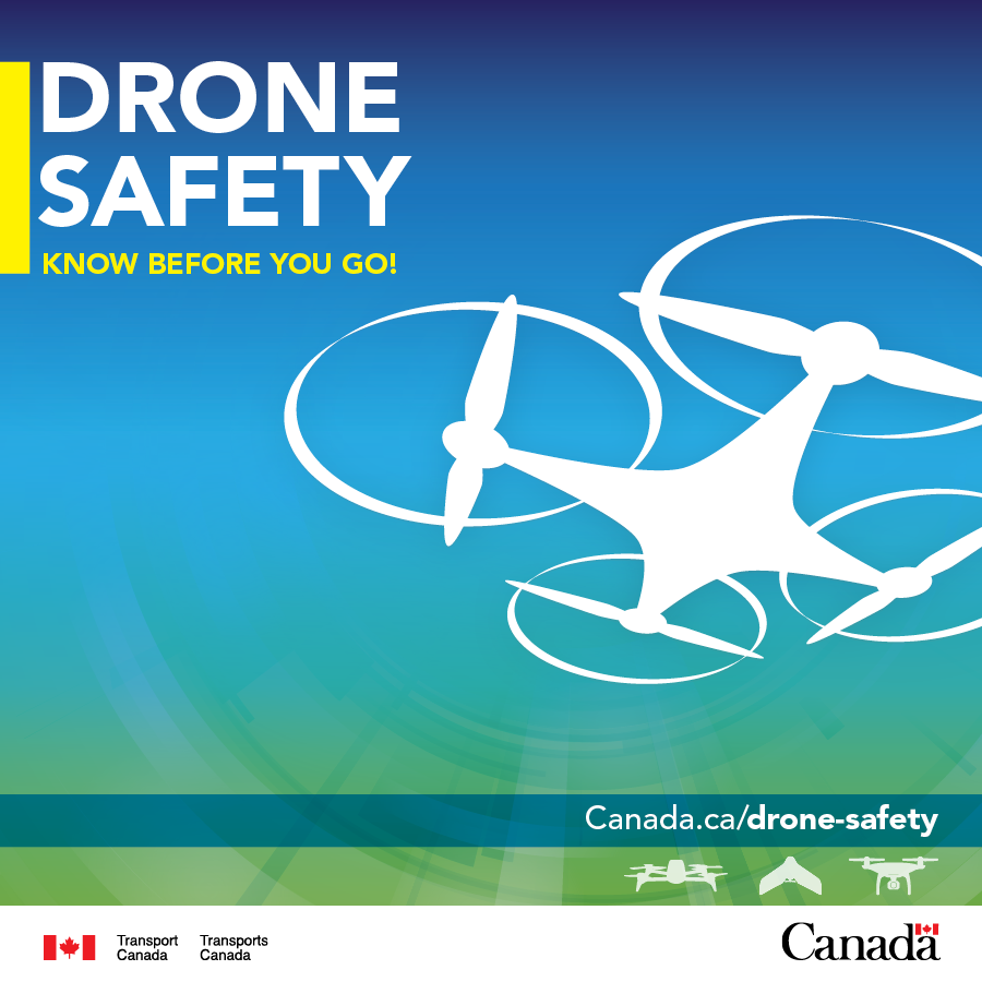 Transport_gc's tweet photo. What can we all do to make sure #drones fly safely in Canada🇨🇦? Have your say in our #LetsTalkDrones discussion: https://t.co/pqqTgMNK7C https://t.co/TpTasezCjL
