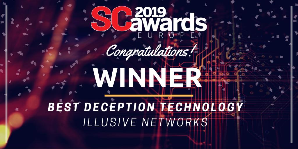 SCmagazineUK's tweet image. This year’s winner for Best Deception Technology at #SCAwardsEurope is @illusivenw