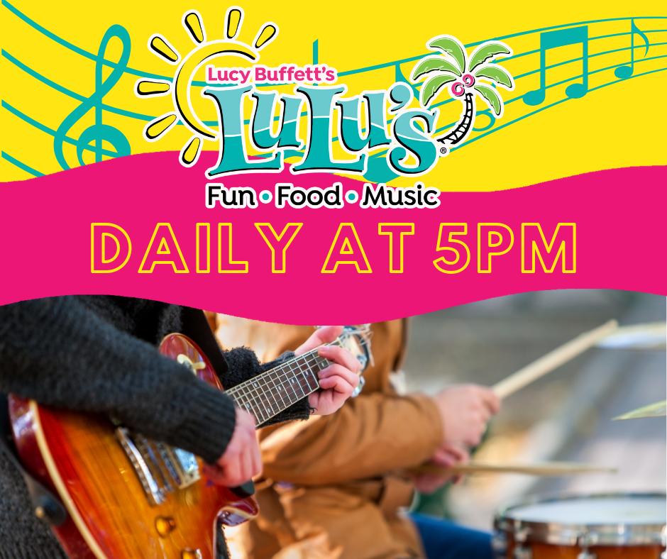 LuLusDestin's tweet photo. Did you know we offer LIVE music daily from 5-9PM? πΆπ΅π #WeLikeToJam #WeLoveMusic #ItsKindOfOurThing https://t.co/295y7la3jg