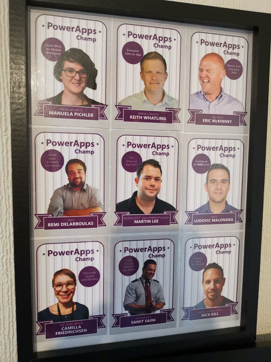 MartinLeeAppMan's tweet photo. Just looking back over the last year and i have met some great people π, and also very proud of the awesome awards i have got on the way :)
Big Thanks to @JamesMPhillips for the idea of the PowerApps Champs Wall ππ
#poweraddicts @PowerApps #PowerPlatform #PowerAppsFamily https://t.co/Kdq8WSOjAY