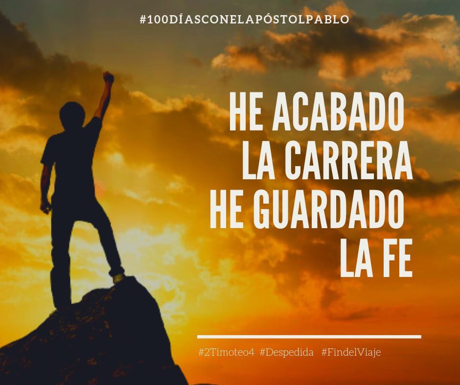 DanielBosqued's tweet photo. #100díasconelapóstolPablo
Este es uno de los pasajes más emocionantes de Pablo. Transmite toda la fuerza de quien ha logrado mantener encendida "la llama de la fe" a pesar de TODOS los intentos del enemigo de apagarla...Ojalá esa sea nuestra experiencia al final de nuestro viaje. https://t.co/6oRQHf0dK6
