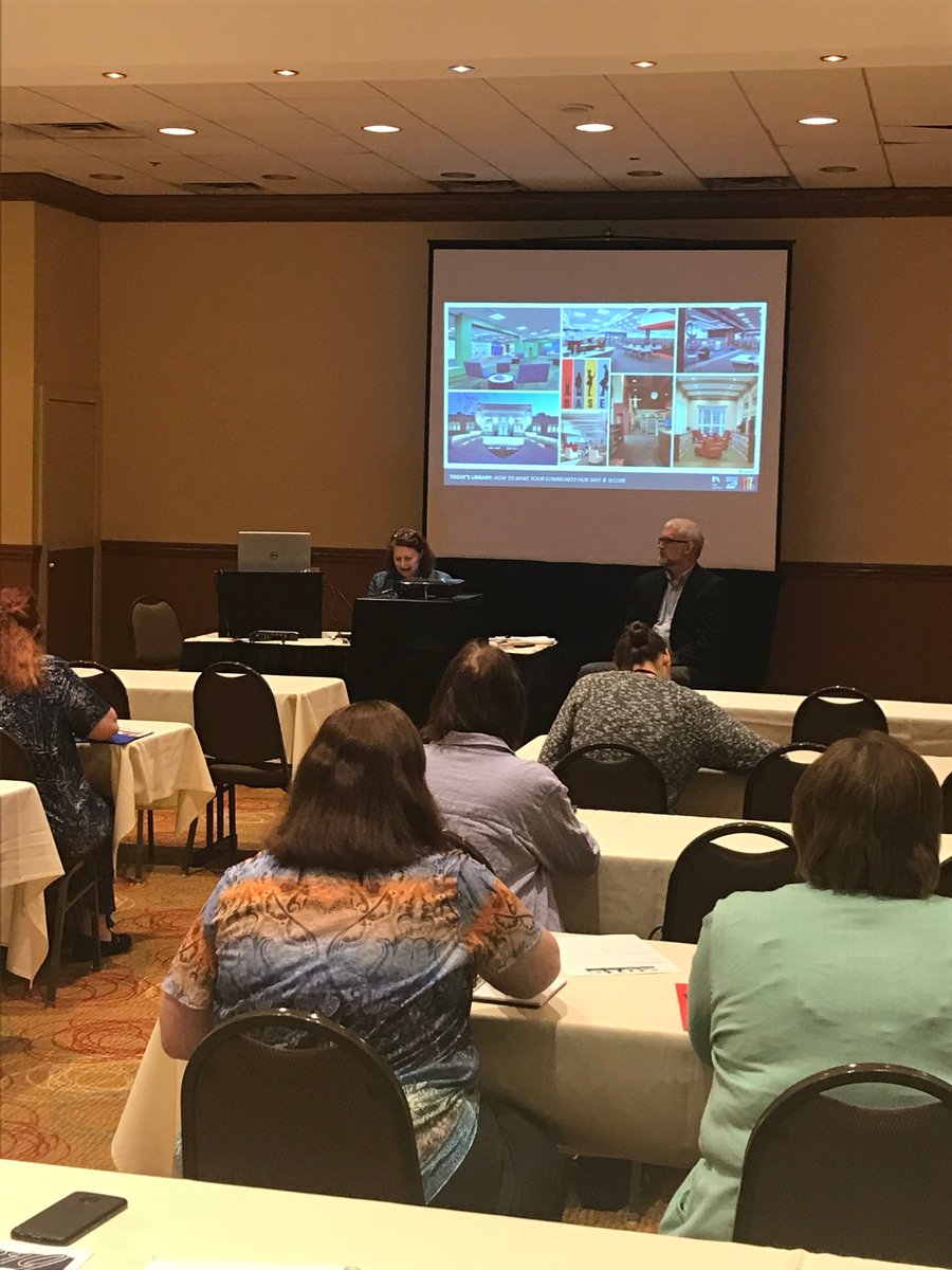 bondarchitects's tweet image. Our session on #librarysafety is underway with @spruchnicki and Director Patrick Wall of @UCPL_Librarians at #MOBIUS2019! #mobiusconference  #libraryarchitect #welovelibraries #HigherEducation #highereducationlibraries #publiclibraries #libraryconference