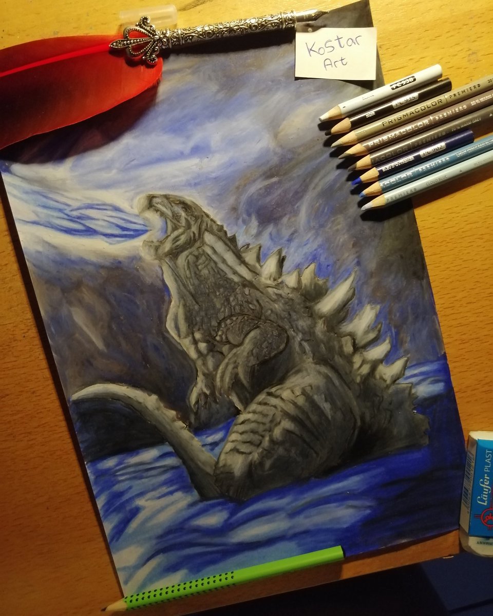 Godzilla - King of Monsters

#godzilla #gidorah #mothra #rodan #destoroyah #kong #zilla #kingkong #monster #kaiju #universalmonstersuniverse #kinggidorah #godzillavsgidorah #gigan #clouds #sea #atomic #atomicblast #fanfiction #fanart🎨 #drawing✏
