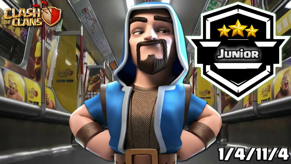 Anunciado hoje a primeira divisão do Campeonato Brasileiro de Clash, a divisão JÚNIOR!!
Sendo ela composta por um BD mínimo de 1/4/11/4, centros de vila 12, 11, 10 e 9 respectivamente.
Será que seu clã fará parte dela? Fiquem ligados para mais anúncios das demais divisões amanhã!