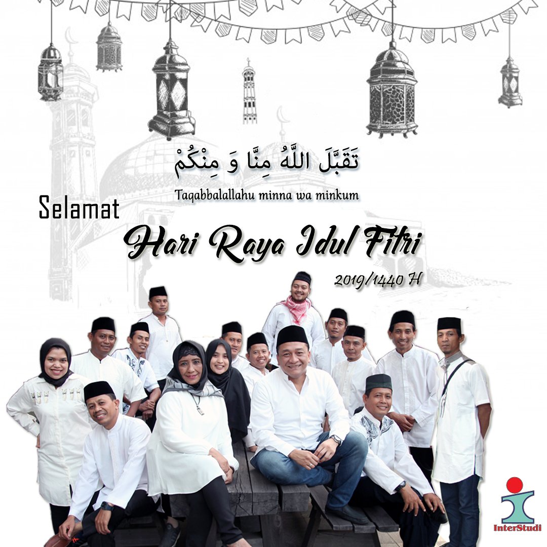 Interstudi Mengucapkan Selamat Hari Raya Idul Fitri mohon maaf lahir dan bathin

#eid #eidmubarak #selamatidulfitri #idulfitri #lebaran #idulfitri2019