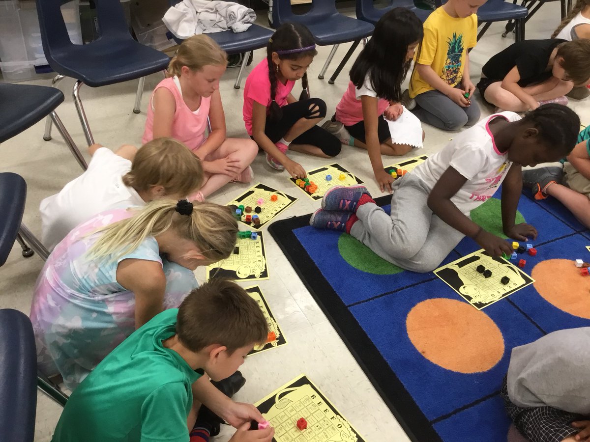 HagerSHEPARD's tweet photo. We enjoyed Caroline Sicht, Shepard alum, teach us about beef cattle through her program Ag Ed on the Move through Missouri Farmers Care. After learning about beef cattle, we played an exciting game of BEEFO - bingo about products made from beef cattle! #SHEsummer https://t.co/O30X7PWzQ0
