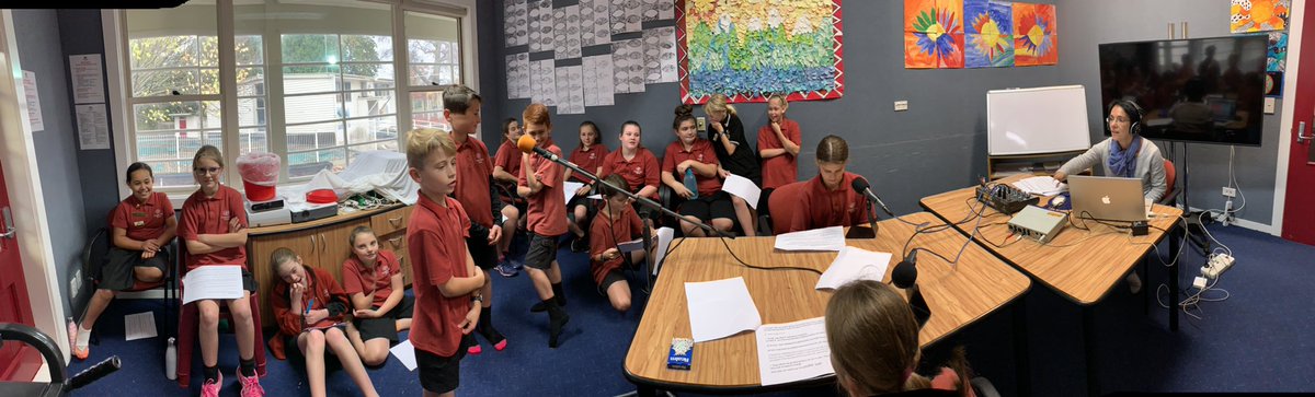 misswestsays's tweet photo. It’s all go in our termly radio show! The kids have had full control over this show, I’m merely here to supervise! Lots of daring to dream and independence on show today! @DPS_Mstn https://t.co/Z02pFtOzTE