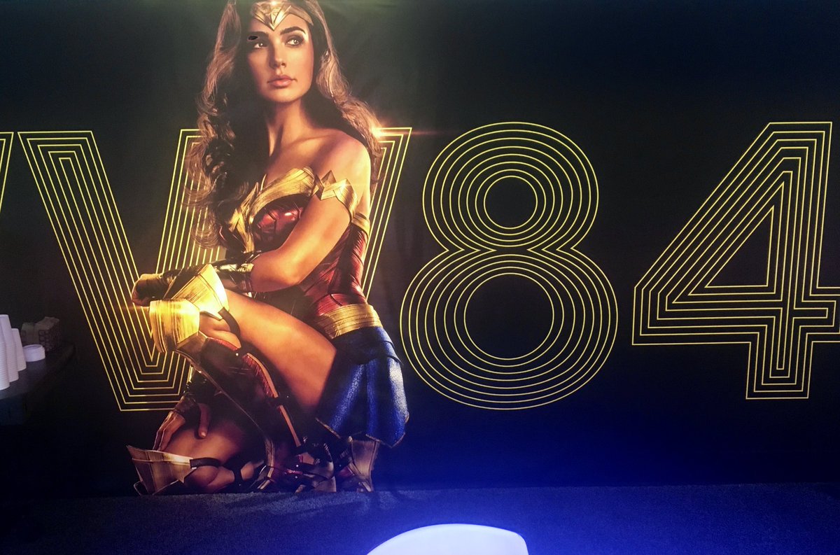 A closer look at #WonderWoman1984 poster from #licensingexpo2019 #WW84.