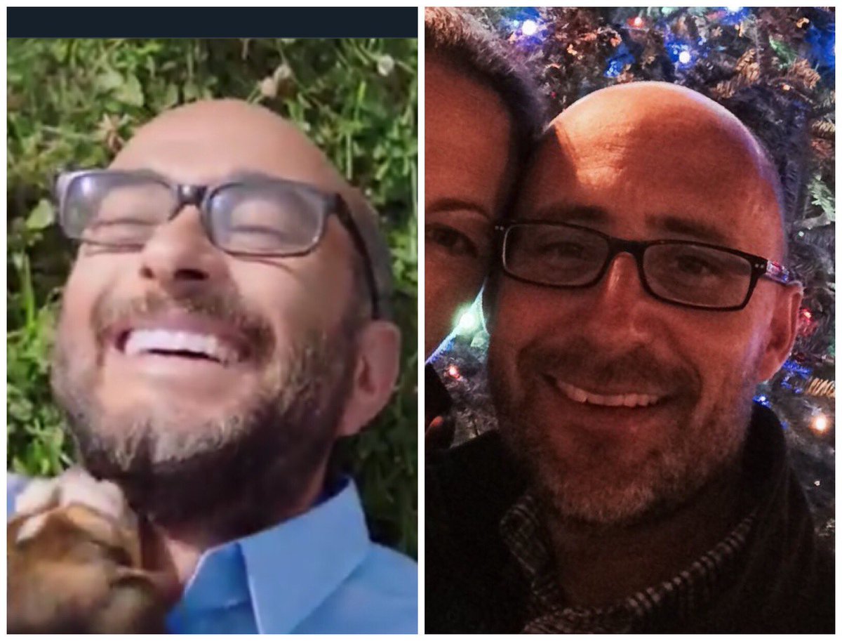 JBStewart's tweet photo. Once and for all, @Lee_H_Glenn IS the guy in the @claritin ads on Twitter. #NoStuntDouble #NoDenyingIt #PhotographicProof #BuddyThePuppy https://t.co/VjGj52mi1g