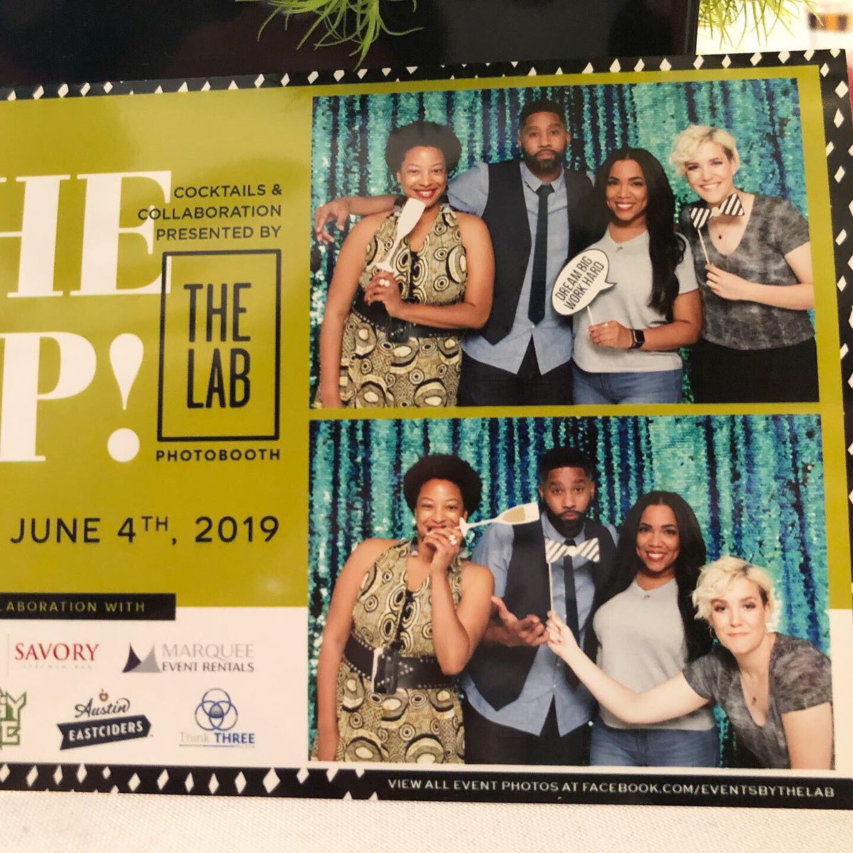 Blessed to keep #goodcompany around me at all times. Great turnout @theleahfrazier @labphotobooth! 👏🏽💯 #TheSip #BBRow #dallasentrepreneurs 

Cc: @CraigJamalLewis @raedchang 🤗