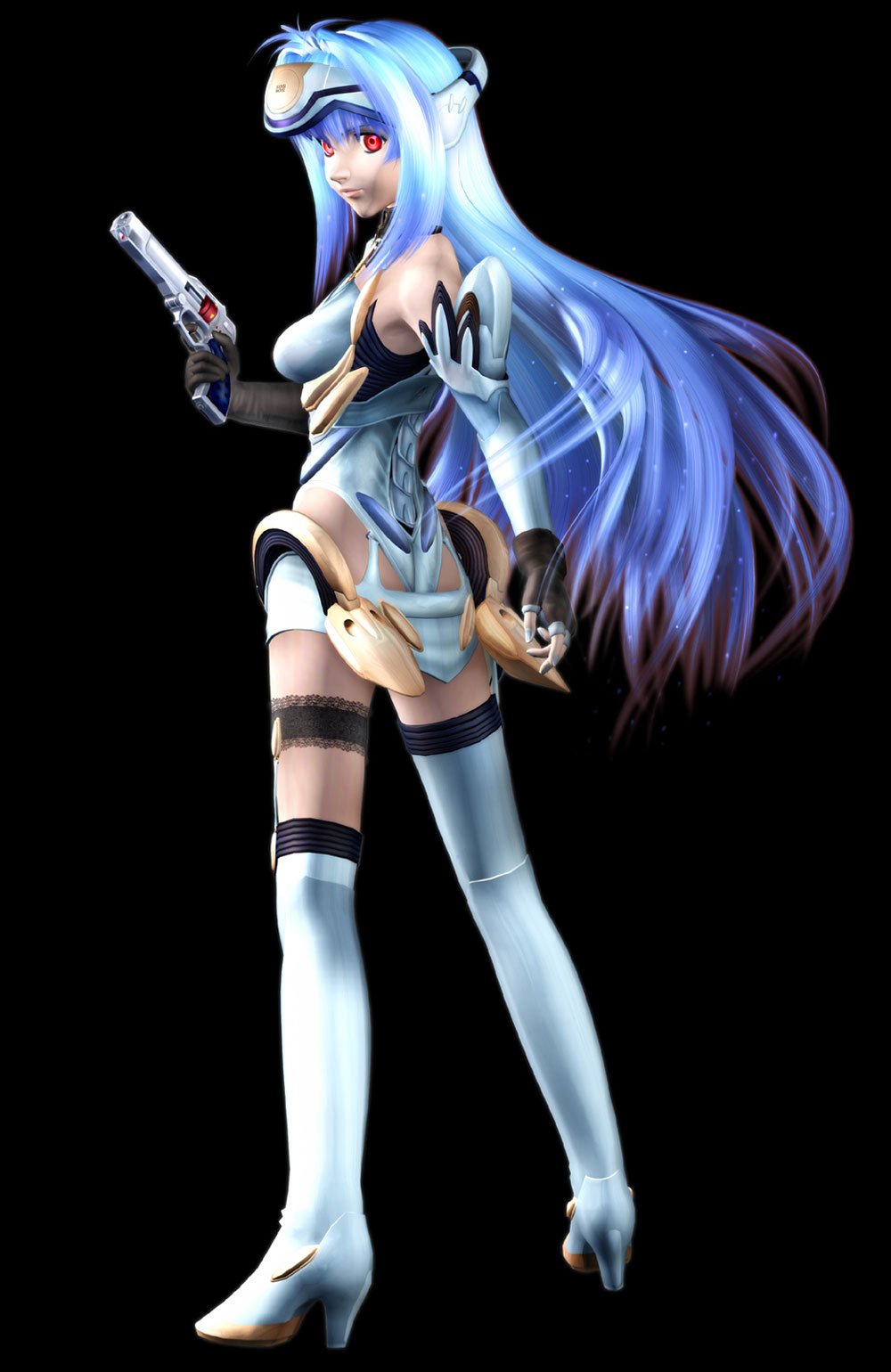 KOS-MOS Backside Art - Xenosaga Episode II Art Gallery