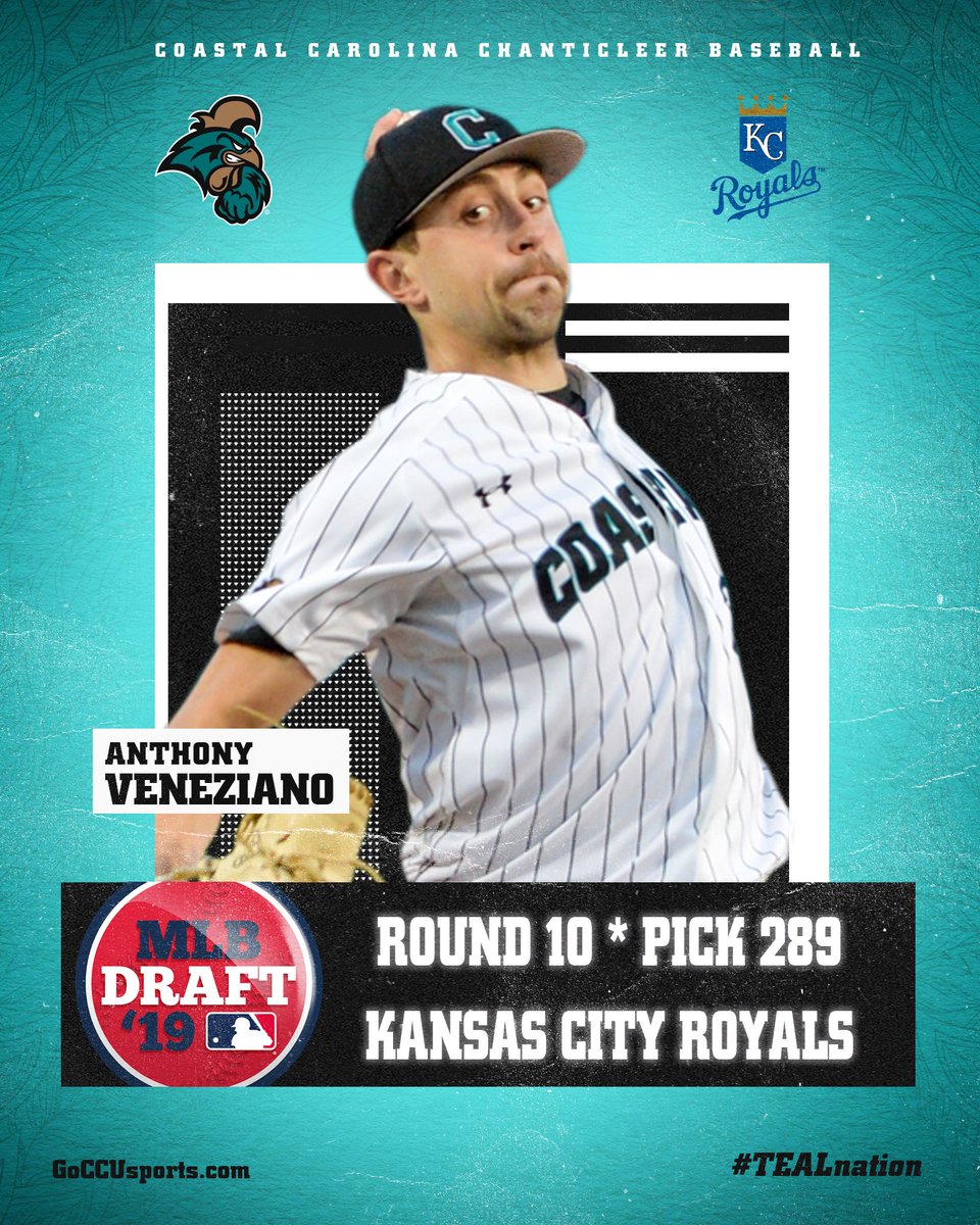 CoastalBaseball's tweet photo. Congrats to Anthony Veneziano!!!
#ChantsUp #2019MLBDraft https://t.co/d9jyW1wwB3