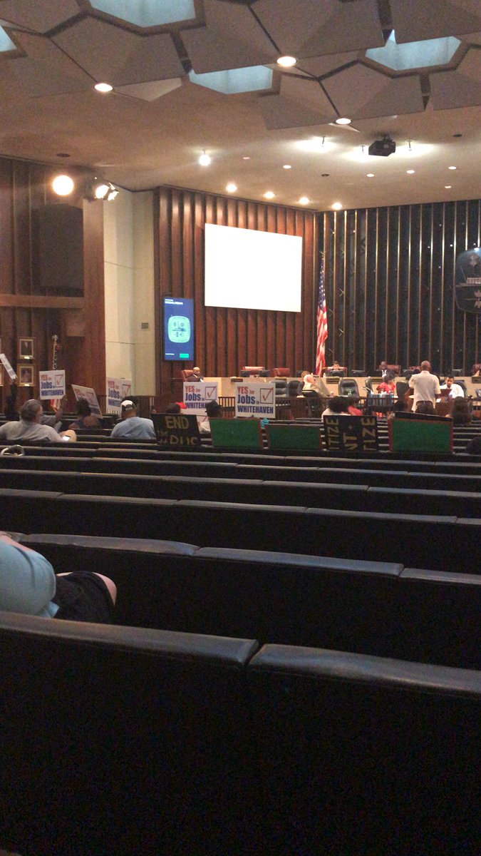 MBJReporter's tweet image. Signs &amp;amp; speakers at @MEM_Council advocating for passage of incentives for @VisitGraceland. EPE head Joel Weinshanker has been searching for support in Whitehaven for those incentives, which have stalled at council. Graceland has already received about $140 million in tax breaks.