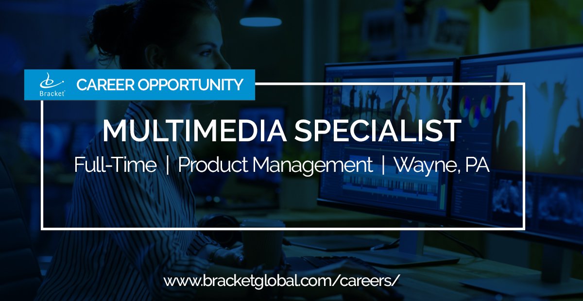 #TalentTuesday Design dynamic content as the Multimedia Specialist. Let your creative side shine at CRF Bracket! bit.ly/2Yndto0