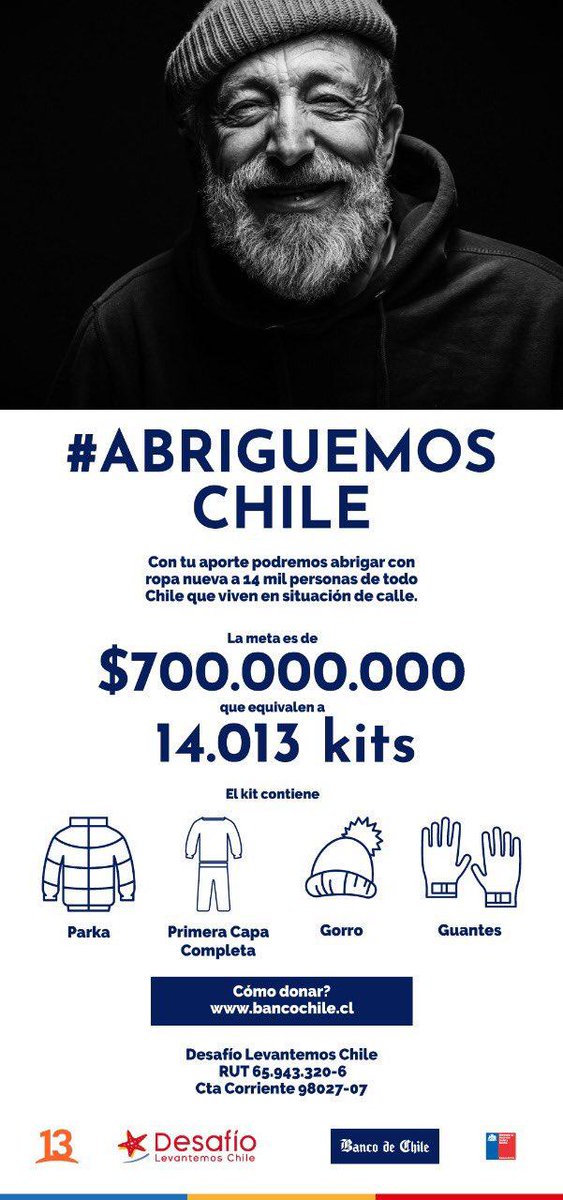 Jacqueline_1971's tweet photo. Sumate a esta gran campaña 
Los chilenos siempre solidarios https://t.co/izWBLg1zf1