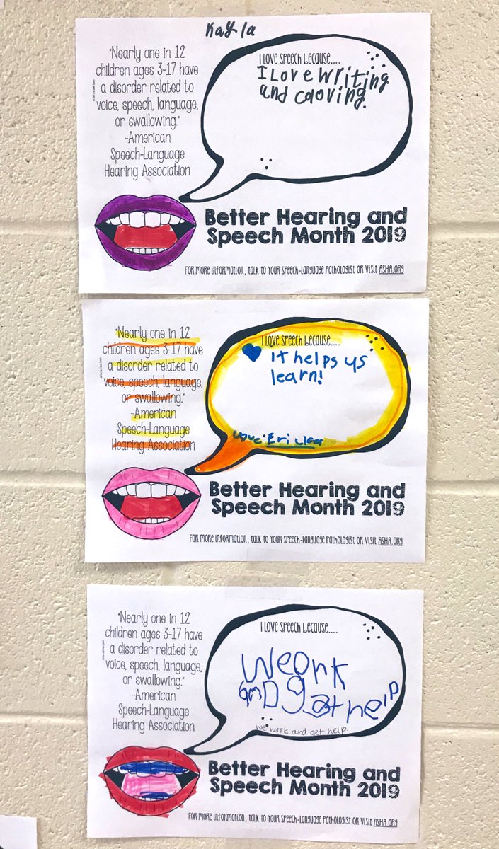 MsRicksSLP's tweet photo. All the reasons we love speech &amp; #BHSM https://t.co/y0utsIHE8n