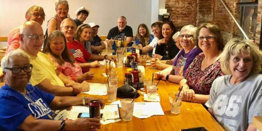 DaisyDeadhead's tweet photo. Photos from today's action, yeah! #sctweet #yeahthatGreenville #resist #impeach45 #trump #LindseyGrahamResign
1st: In front of Lindsey Graham's office, heart of darkness.
2nd: winning sign of the day "our vaginas brought you in, our vaginas will vote you out!"
3rd: lunch 😎 https://t.co/FrAOnbBo20