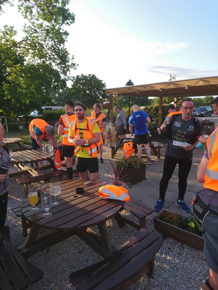 Rest stops are vital, as is your support and the fundraising these fine folks are undertaking for The Veterans Charity #RTP #DDAY75