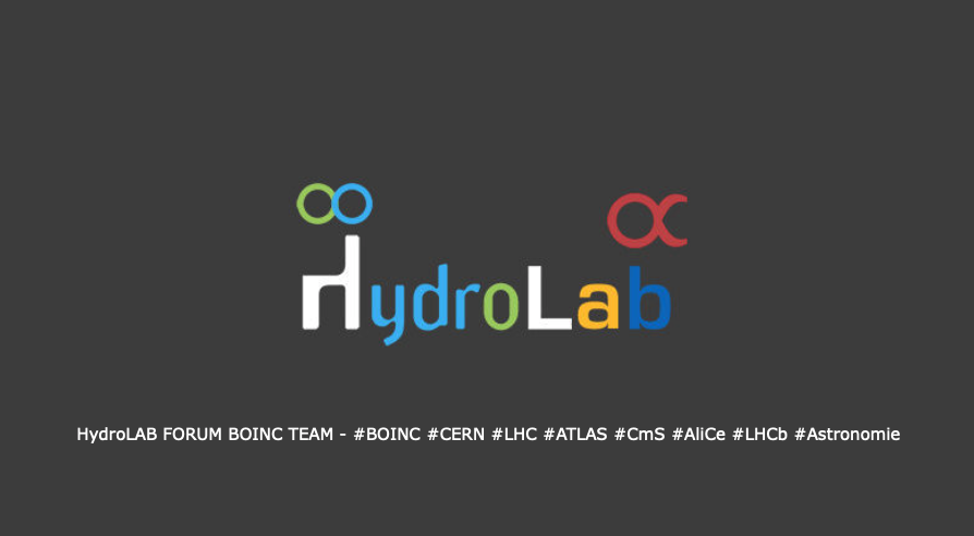 HydroLAB_'s tweet photo. 🖥️
Bonjour à Tous !
Nous avons changé de nom de Domaine
Vous pouvez trouver le Forum sur :
https://t.co/C9gIyuR50s
-
#LHC
#BOINC / LHC@Home
#HydroLAB
#Grid
#GridComputing
#ATLAS #ATLASSimulation
#Theory #TheorySimulation
#SixTrack
-
-
à Bientôt !
-
💻 https://t.co/B3DVynVOUl
