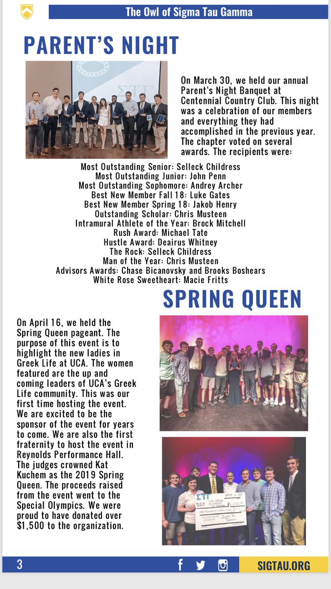 We are proud to announce that for the first time in quite awhile, we have a newsletter! There will be up to 3 newsletters per school year from now  on! #Spring2019Newsletter