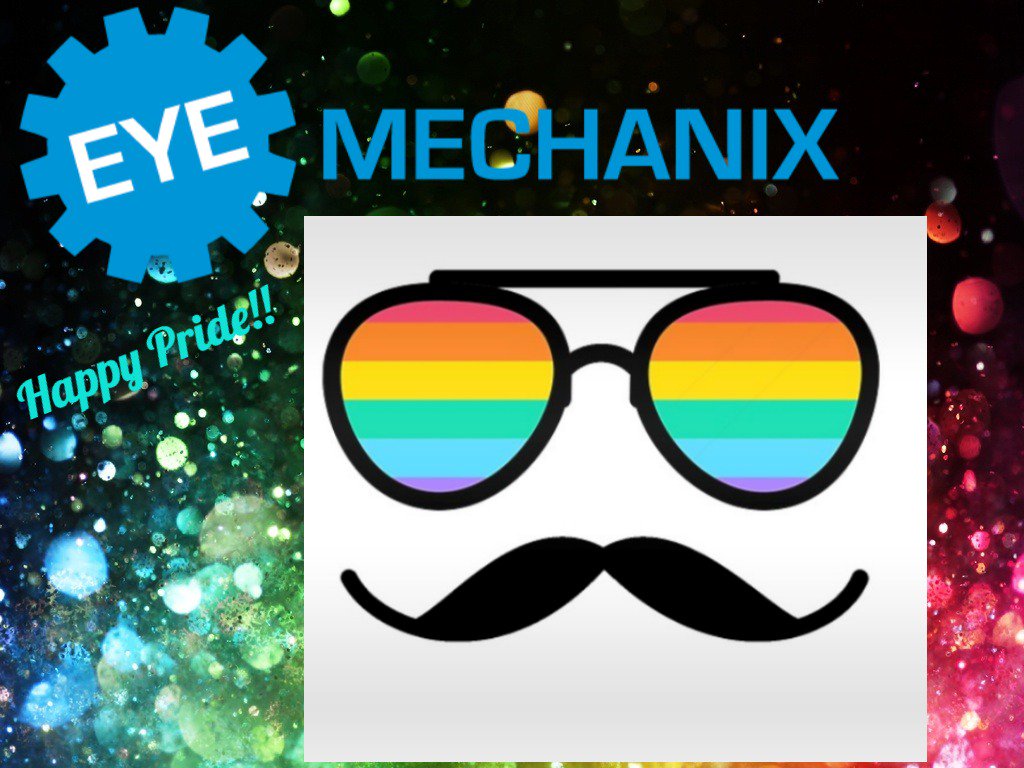 EyeMechanix's tweet photo. Eye Mechanix would like to wish everyone a Happy Pride! Enjoy this month in style with a new pair of eye glasses or sunglasses just in time for the Pride Parade, Midsommarfest and Market Days! #EyeMechanix #OptometristLincolnPark #EyeGlasses #Sunglasses #ChicagoEyeDoctor https://t.co/MrJUa9KoCN
