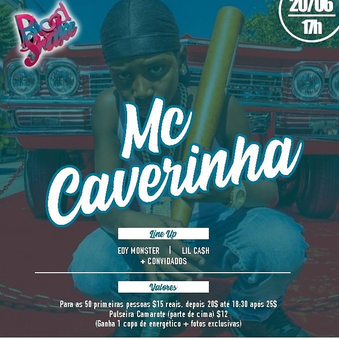 Blood_Shake's tweet photo. Dia 20 confimado @mccaverinha na @bloodshakeparty https://t.co/ceHRRzHG23
SÓ NÃO PISA NO MEU BOOT 🎵

#Trap #Rap #Cool #Nice #Hype #Funk #Teen #BloodShake #BlackMusic #Alternative #McCaverinha #mandelao #Mogicity #MogidasCruzes https://t.co/PY8BQiy1lG