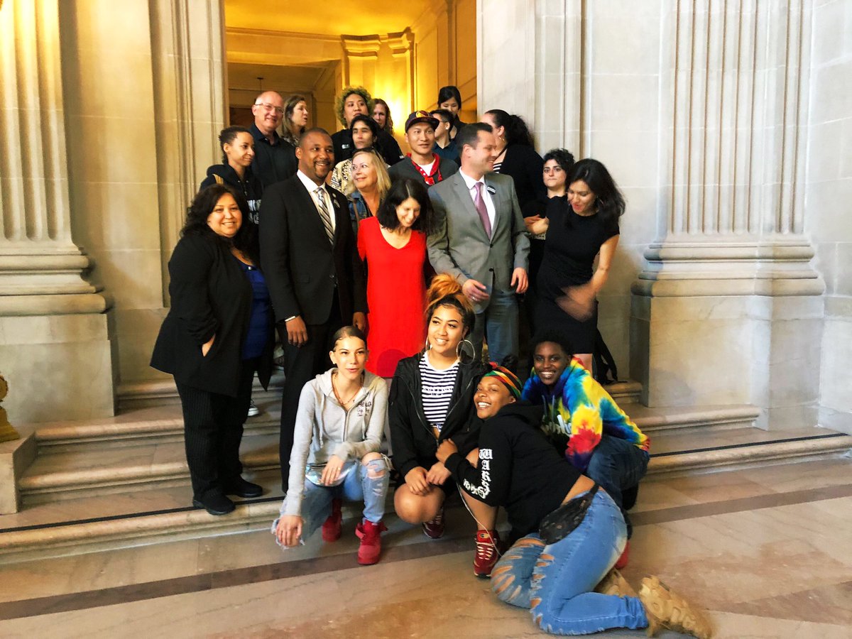 YoungWomenFree's tweet photo. IT PASSED! San Francisco is set to close the Juvenile Justice Center by 2021! Board of Supervisors passed the plan 10 to 1! @SFCity_Hall #CareNotCages #ShutDownSFJJCBy2021 #2BFREE https://t.co/xyCxtdnOrS