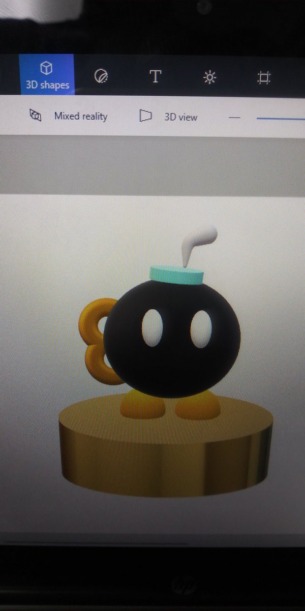 JomyW's tweet image. Made #bombomb using #paint3d :3

Will my computer explode now?🤔 😂😂😂 #bombombfanart #bombombart #3d #3dart #supermariobrosbombomb #mariobros #supermariobros #supermario #fanart #fan #mario #luigi #nintendo #nintendobombomb #bowser #jomywolfart #paint3dart