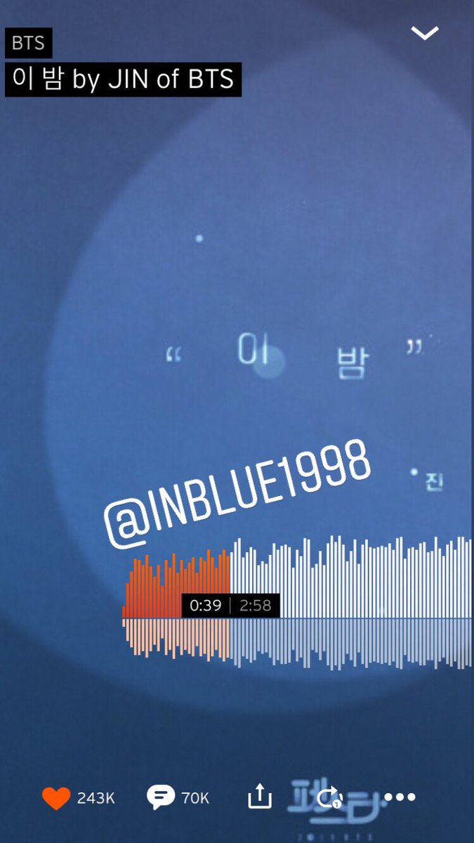 inblue1998's tweet photo. I lost someone years ago but I was too little to feel the pain. Now this song gives me the pain yet also remind me about the beauty in the cherishing of those memories. @BTS_twt @limdim95 

#이밤byJin
#ThisNightByJin
#BTSJIN
#KIMSEOKJIN https://t.co/CboFNirjiI