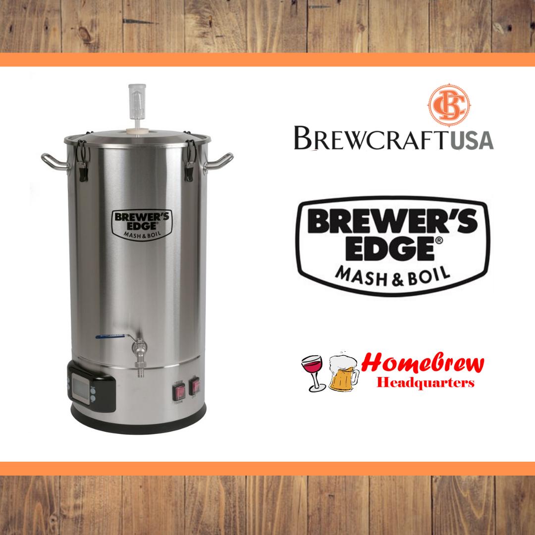 The Brewer’s Edge® Mash &amp; Boil makes All Grain Brewing easy and affordable. No need for an outdoor burner, complicated brewing stand, or a 220 volt special circuit - it plugs into any 110 volt GFI household outlet. The Mash and Boil lets you mash and boil in the same vessel!#HBHQ