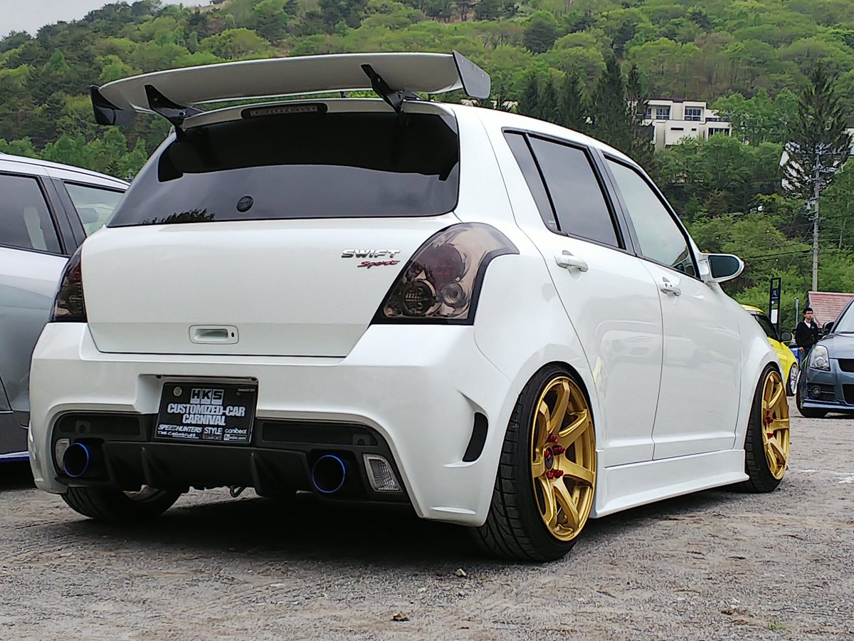 kaworu_11111's tweet image. #SOMT
#SOMT2019

自分的に最初で最後のSOMTお疲れ様でした。
何とか車も間に合って無事に御披露目できました。
現地は13℃しか無く寒い１日でしたが、760台超えのスイフトが集まる一大イベントになり運営の皆様お疲れ様でした。