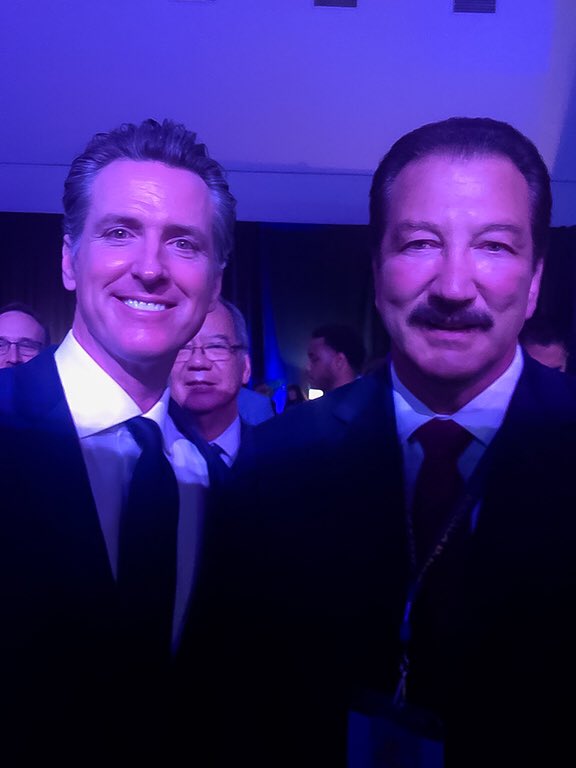 _AlanBarcelona's tweet photo. Great to see these two gentlemen over the weekend.  Governor Gavin Newsom and Senator Henry Stern. https://t.co/tk7SNs9oyx