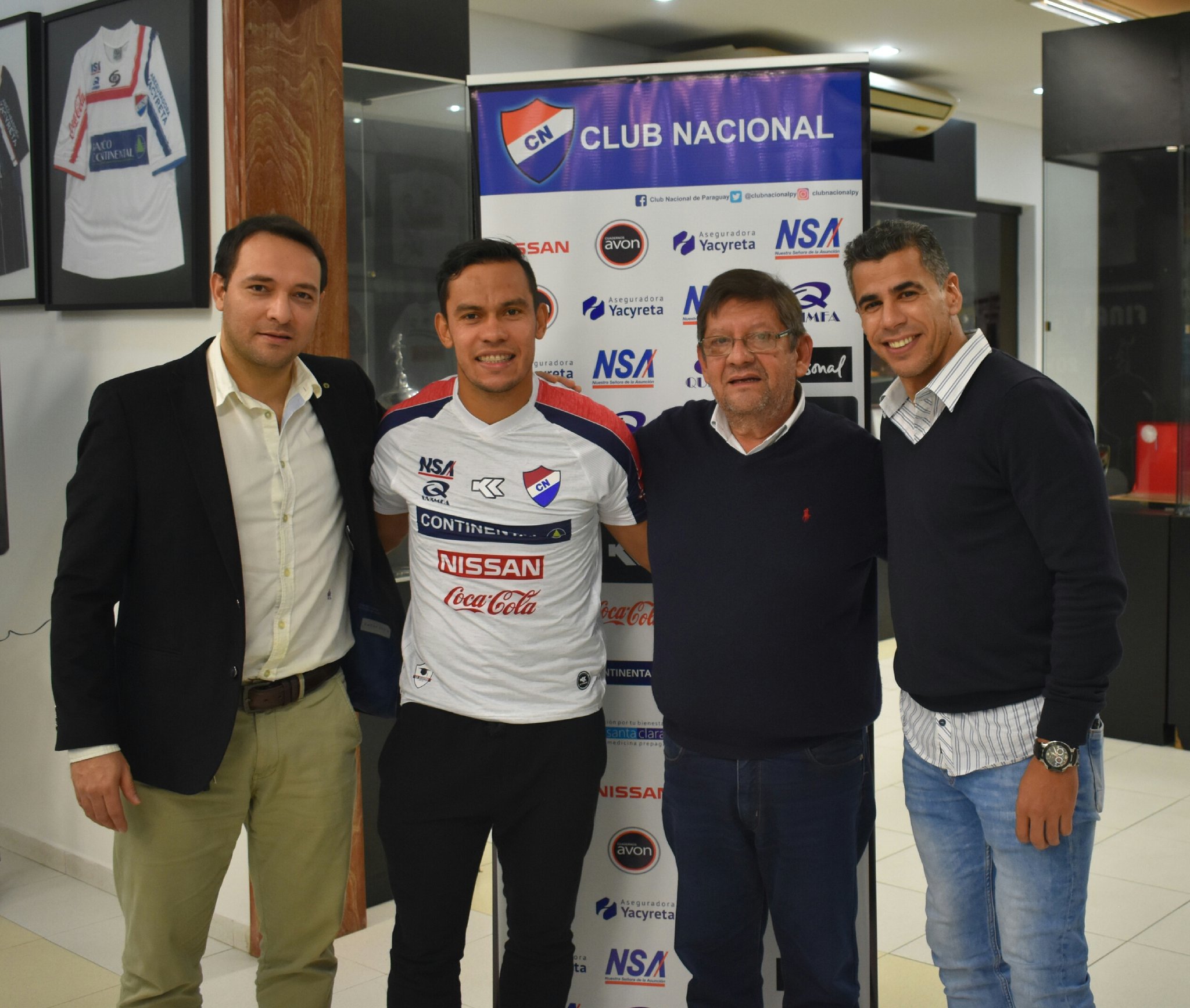 Club Nacional Paraguai Away 2020 - Usada em Jogo - Alexis Gonzalez - Kyrios  Sport