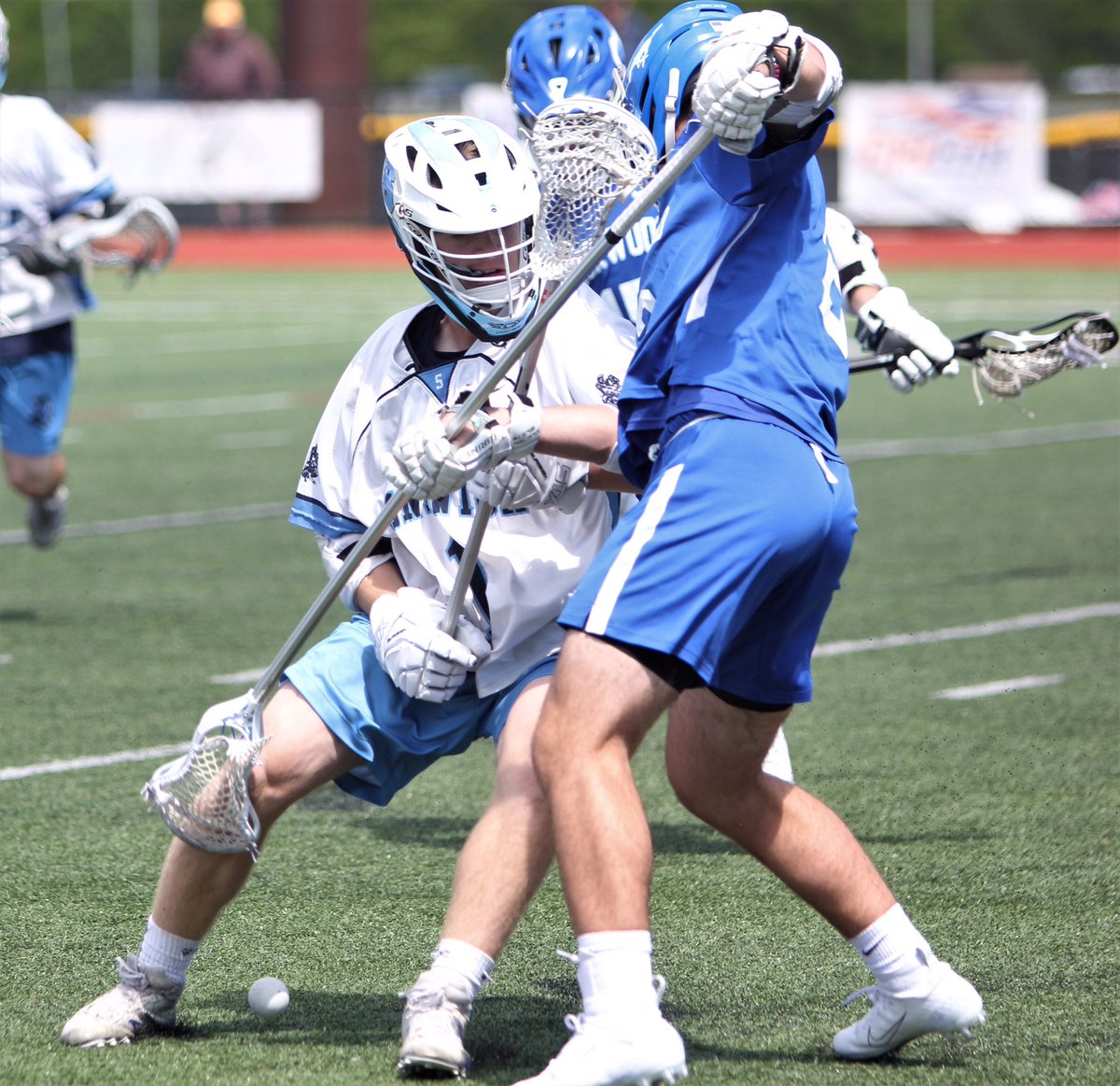 WesleySykes_'s tweet image. Following their 11-5 1st RD win, #2 @Swich_Athletics gets #10 Bishop Feehan, which beat #7 MV, 13-11. 

Sandwich beat the Shamrocks 11-9 at DeConto Stadium on 5/23. 

D2S quarters to be played on 6/7, time still TBA.