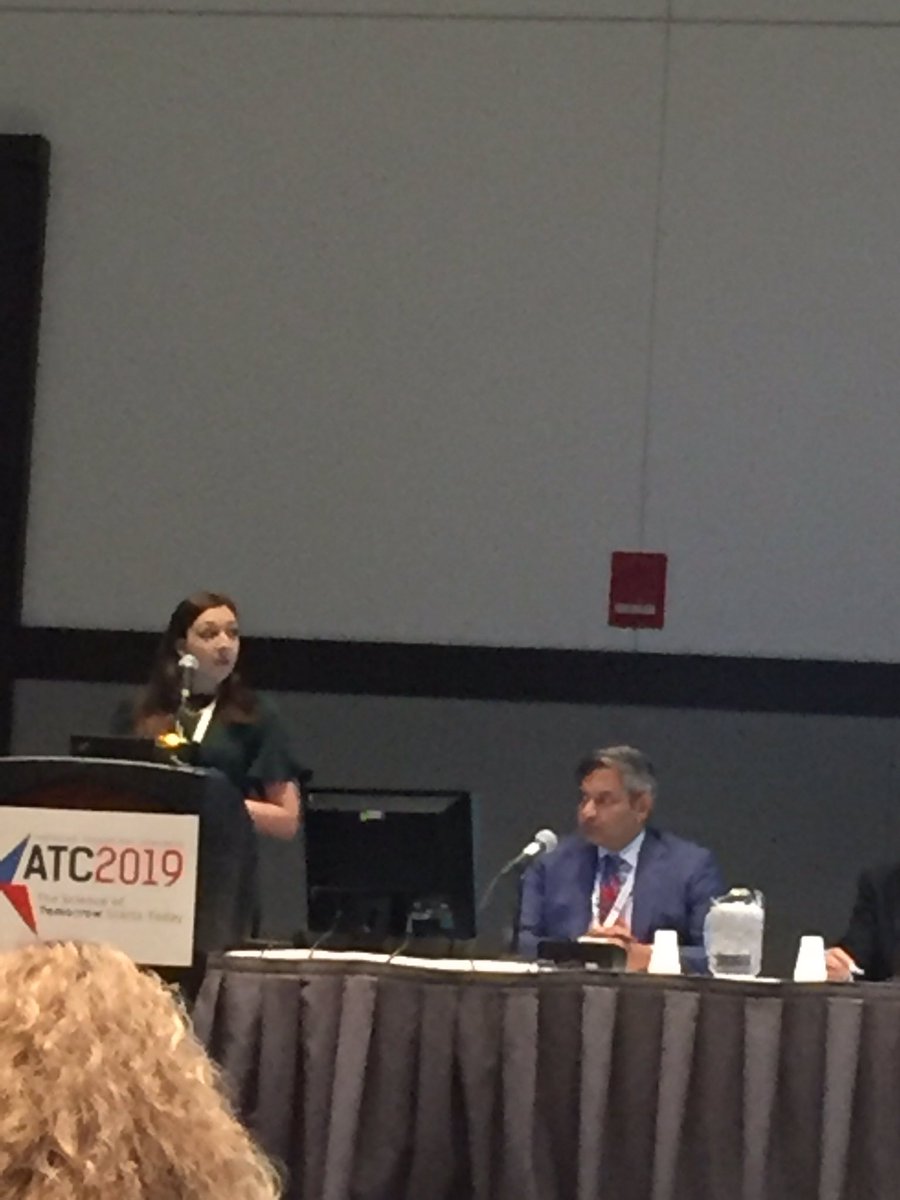 cuimctransplant's tweet photo. Kristen King speaking at #ATC2019 about center level variability in transplant rates. Congrats! Job well done!!! https://t.co/mU8ZVBvnBy