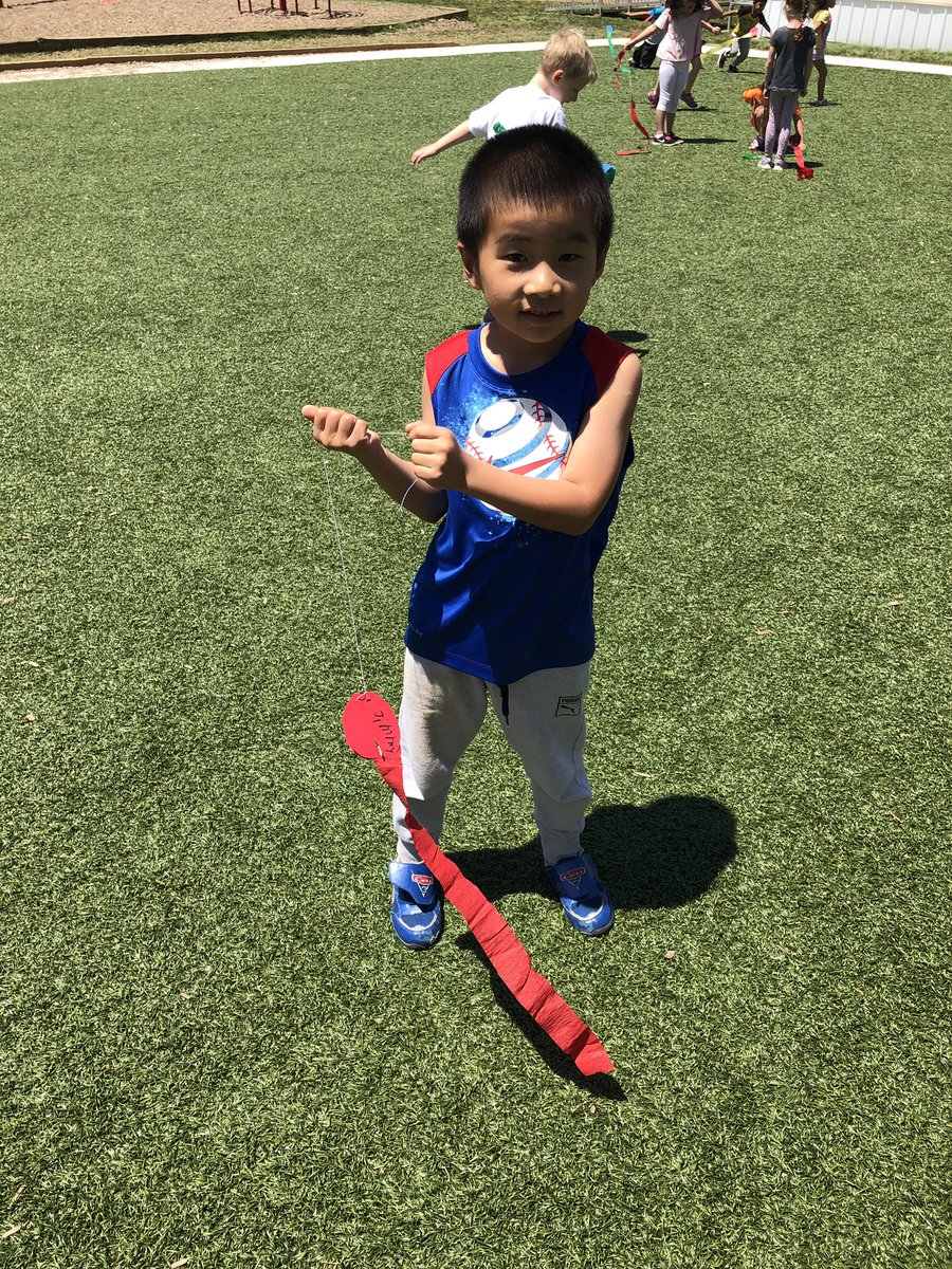 Let’s go fly a kite! Students loved getting to make a kite and letting it fly with the wind. #KWBpride