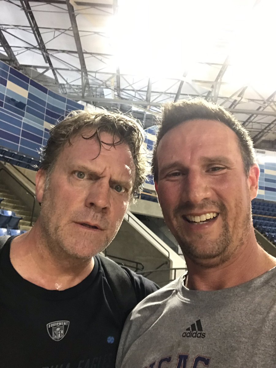 Had an absolute blast the last two days getting buckets in with <a href="/AdamSandler/">Adam Sandler</a>, <a href="/JonLoughran/">Jonathan Loughran</a> and their buds.  Unreal!  Can’t wait to see you guys work tonight.