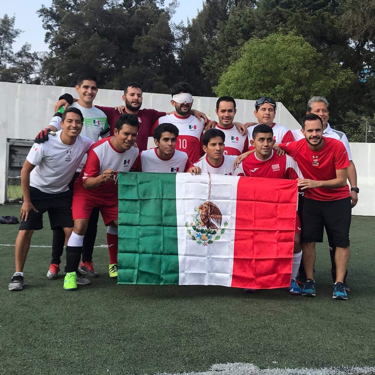 patoaguilar73's tweet photo. Inicia #mexico participación en #CopaAmerica de #Ciegos y #DebilesVisuales en #Brasil comandados por los #ToposPuebla @fuchoparaciegos #PueblaEsEnergia
📌 DETALLES: https://t.co/18x97SJ5pj
@NTelevisaPuebla @JulianHaddad750
📷: @CONADE https://t.co/GgnR801iAa