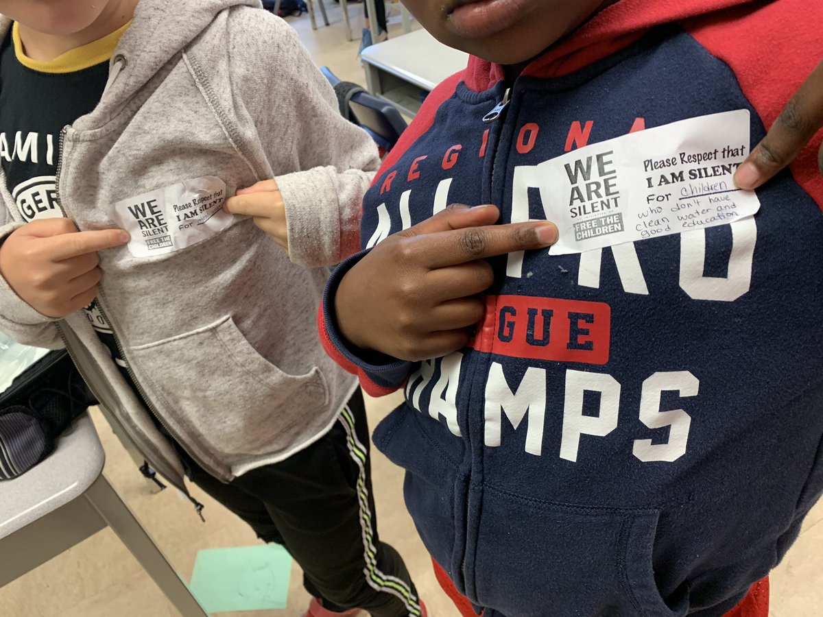 snalsok's tweet photo. Today @clarksdalehdsb was silent. Thx u to all the #Me2We students for all their hard work in putting this campaign together & clarksdale staff/community for their donations- together we can make a difference ❤️#wearesilent #weorg https://t.co/InLvTSLTHO