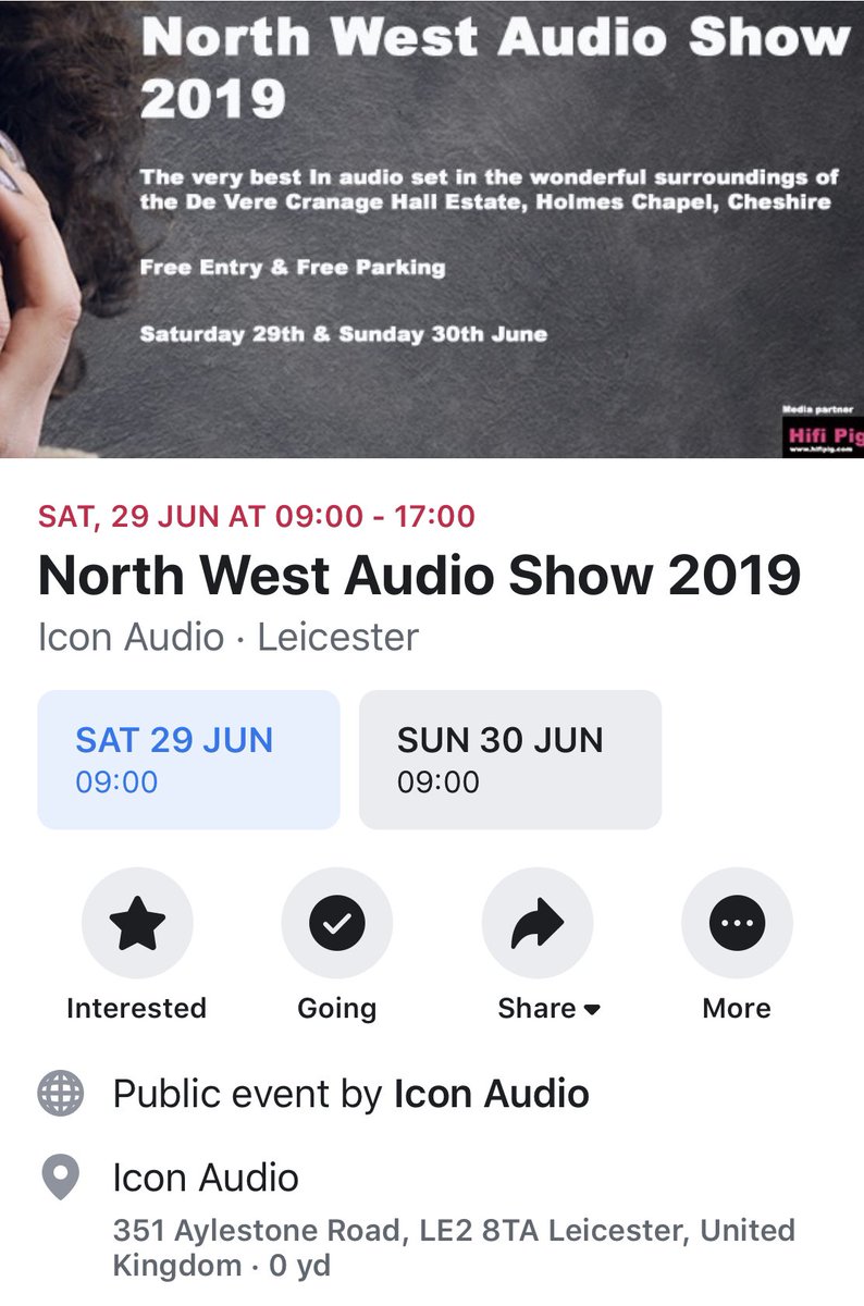 iconAudioLtd's tweet photo. North west audio show 2019 https://t.co/1fg6oR6Vq7