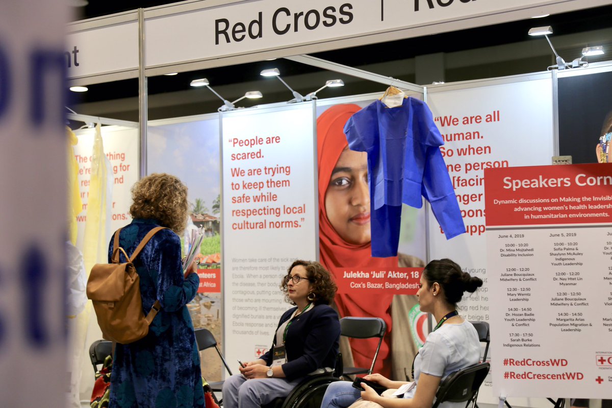 redcrosscanada's tweet photo. Check out our #RedCrossWD fueling station @WomenDeliver and see our work in humanitarian and complex environments. https://t.co/f0zX6R5bHR