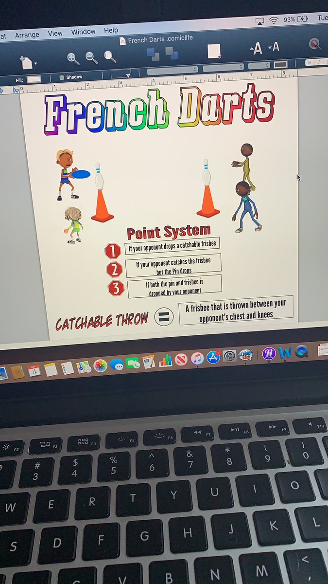 Thanks for sharing <a href="/PEStark1/">Sadie Stark</a> I had so much fun playing this game with my students! Made a station sign and adding it to Field Day! Don’t call me on the walkie I’ll be playing with my students 🤪#competitive #frenchdarts #physed