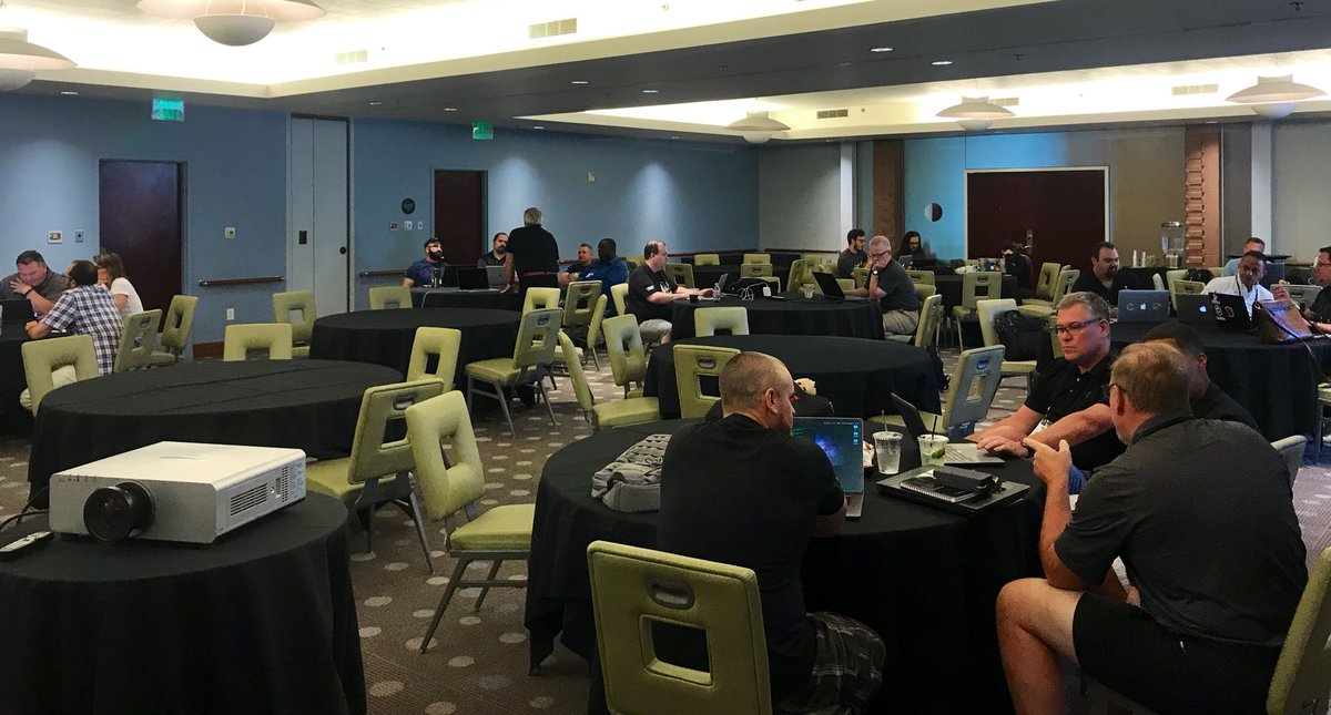 The #Hackathon teams have commenced Hackathoning activities #LaunchCon19. We are excited to see what amazing services they will create!