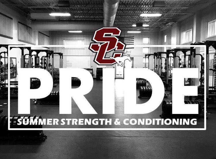 SC_MustangFB's tweet photo. 🚨 RISE AND GRIND 🚨 
SC Pride sessions start tomorrow! #SCPRIDE19 https://t.co/W8axHbhMVi
