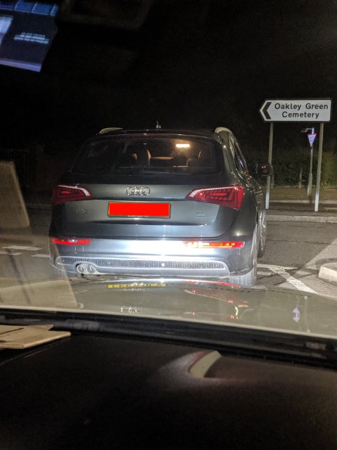 tvprp's tweet photo. #Windsor. A routine stopcheck on this Audi revealed a cancelled insurance policy due to driver not making payments. Car seized. 6 points and £300 #goneinseconds #longwalkhome #P640Ingram #P6775Bushell #TTCShift https://t.co/v7qWKWuWgu