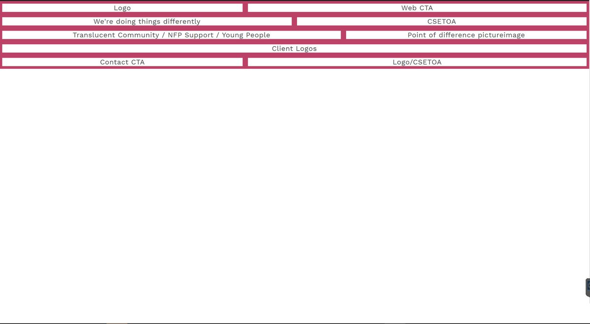 translucentNZ's tweet image. Started coding our websites new homepage. This is where we're at lol at least we know our grids are working.