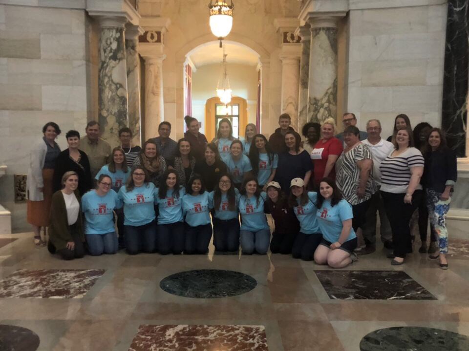 Day 2 of service done! Today the Elks Scholars helped with the popup pantry at the Jesse Brown VA Medical Center. They then finished their night enjoying a dinner at the Elks National Headquarter with employees and local Elks.