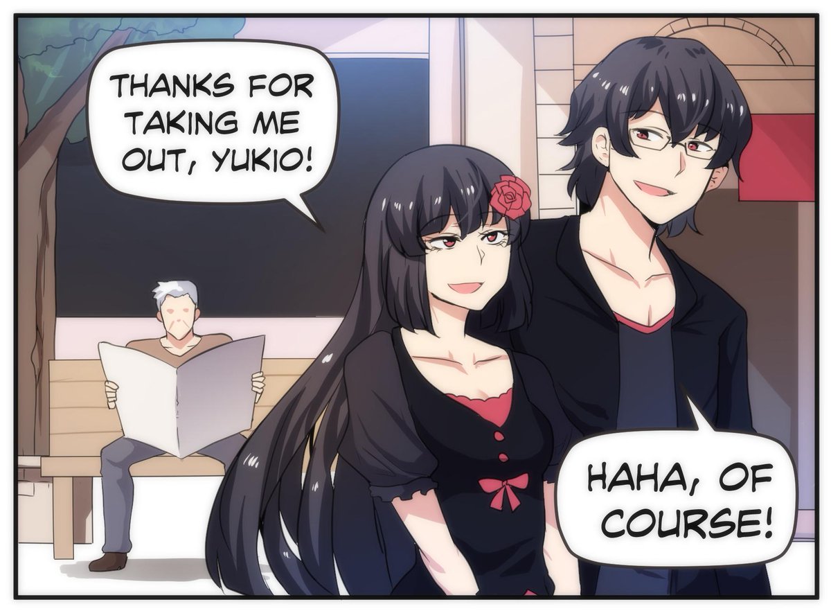 I wrote a comic about a yandere couple on a date #23 