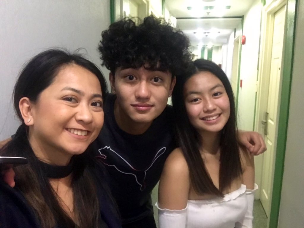 kithdelmundo's tweet photo. Cherishing my time with my older babies Vincent &amp; Ashley.. pero sobrang miss ko na rin si bunso. My children are my strength.. but also my weakness ❤️ https://t.co/qvhgPg55M3