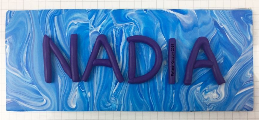 polymerKay's tweet image. How to Make a Polymer Clay DIY Door Name Plaque polymerkay.com/how-to-make-a-…